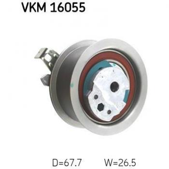 Polea tensora SKF VKM 16055 para correa dentada, con rodamiento de alta calidad, diseño optimizado para reducir el ruido y la fricción, fabricada en materiales duraderos para una larga vida útil y un rendimiento fiable