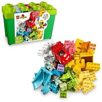 LEGO DUPLO Classic Deluxe Brick Box Educational Starter Set for Toddlers (85 Pieces)