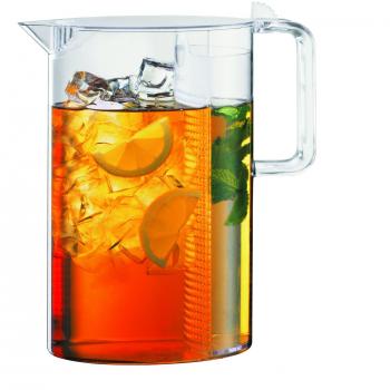 Bodum - Pichet Infusor Detox de Plástico Transparente con Filtro Extraíble, 3.0 L