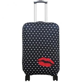 Explore Land Luckiplus Spandex viaje equipaje cubierta Carretilla caso protectora cubierta cabe 18-32 pulgadas equipaje