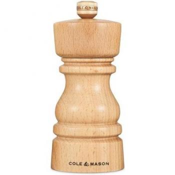 Molinillo de Pimienta Cole & Mason London 13cm en Madera de Haya Natural
