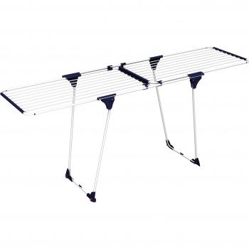 Gimi Duo Mix TT Tendedero de pie, Metal, Blanco, 209 x 61 x 91 cm