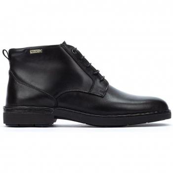 Botines de piel INCA M3V con cordones, cremallera lateral y plantilla extraíble
