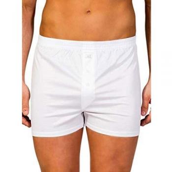 ZD ZERO DEFECTS Bóxer de Hombre - Hilo de de Escocia Color Blanco - Talla 52