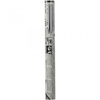 Roller de metal, brillante, diseño WHAT'S NEW, con cartucho de tinta negra TRO