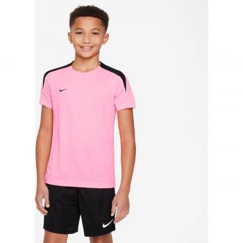 Camiseta de fútbol Nike Dri-FIT Strike para niños, manga corta, color rosa (M)