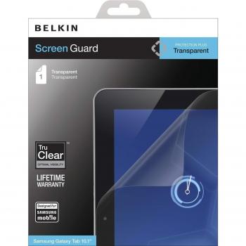 Belkin Screen Guard Transparent - Protector de pantalla para tablet Samsung Galaxy Tab 10.1, transparente