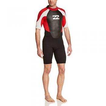 Billabong Intruder BZ SS SPRIN - Traje de neopreno de surf para hombre, Rojo, XL