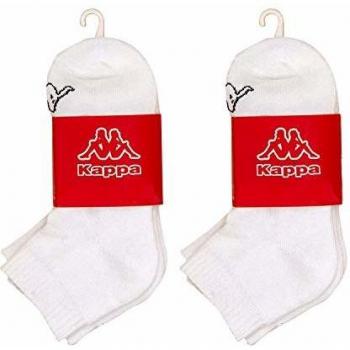 Kappa T252-1-G 39/42 Set calcetines, 2 Pares Tobilleros Blanco, Adultos unisex