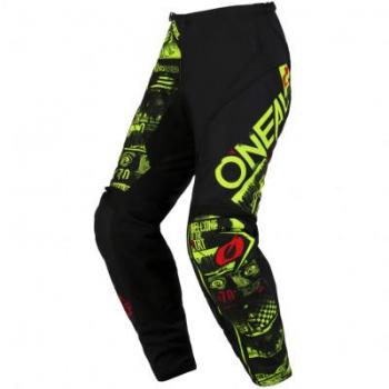 O'Neal Pantalones de Motocross para Niño Element Attack V.23 Amarillo-Negro