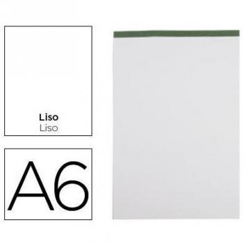 Bloc de notas Liderpapel A6 80 hojas 60 g/m2
