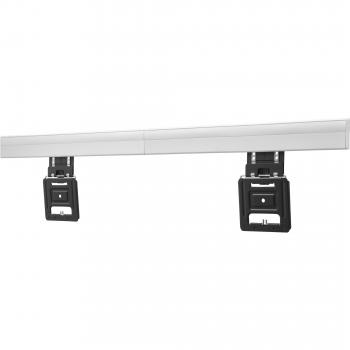 Soporte de pared para TV One For All WM6812 Ultra Slim No Gap, 2,79 m (110), color negro y plata