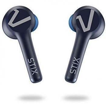Veho Stix True Wireless Auriculares Inalámbricos Dentro de Oído Bluetooth con Llamadas y Música, Color Azul Marino