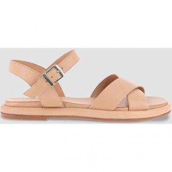 Blogger Sandalias Marea en color natural con tiras cruzadas - ¡Ideal para el verano!
