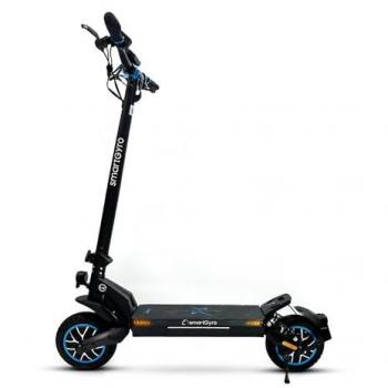 Patinete Eléctrico Crossover Dual Max 2 LR - Dos Motores de 48V, Batería 18000 mAh, Autonomía 70 km, Ruedas Tubeless Dual Grip, Triple Suspensión,