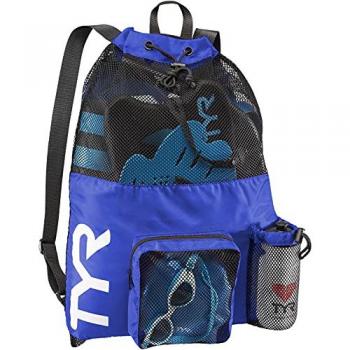 Mochila de Malla Grande TYR Big Mesh Mummy 40L Unisex Adulto Azul Cobalto
