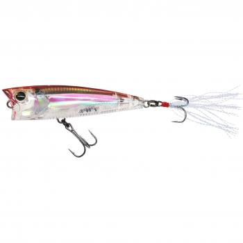 Yo-Zuri 3DR Flotante Popper Lure, 2 5/8,Real Smelt