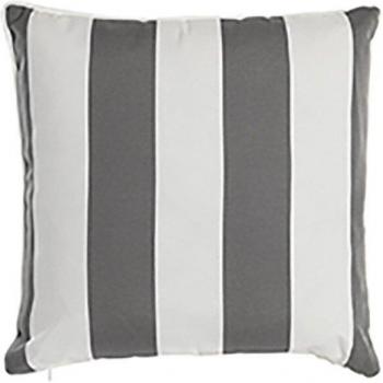 Cojín DKD Home Decor Rayas Gris Blanco 40 x 10 x 40 cm, poliéster, 500 gr