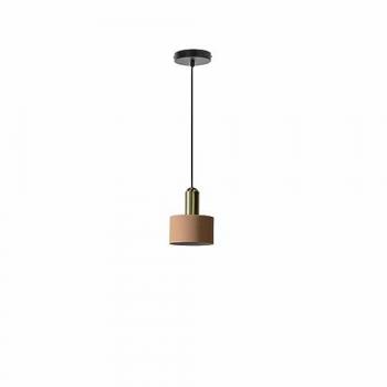 Lámpara colgante Sirio de diseño moderno en rosa mate para salón, oficina y decoración interior