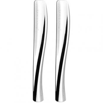 Toccami Stirrer 150 - Cuchara de diseño de acero inoxidable para espresso, cappuccino o café con crema, juego de 2 unidades