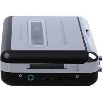 BW Cinta portátil a la PC Cassette-to-MP3 CD convertidor USB Captura de Audio Digital Reproductor de música, Reproductor de Cassette USB y Cinta a MP3 Converter