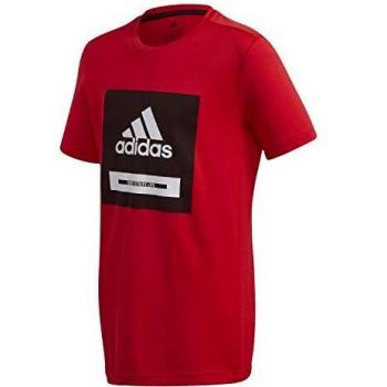 adidas JB TR Bold tee Camiseta, Niños, Rojint/Negro/Blanco, 152