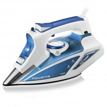 Rowenta DW 9220 Plancha, Vapor Continuo 50g/min, Sistema autolimpieza, 2750 W, Azul y blanco