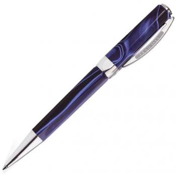 Bolígrafo Visconti Vertigo, Acrílico, Negro, Azul, Paladio, KP13-807SF64