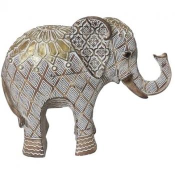 Figura de Elefante Gris - 20x25x9cm - Signes Grimalt ORIGEN Home Decor