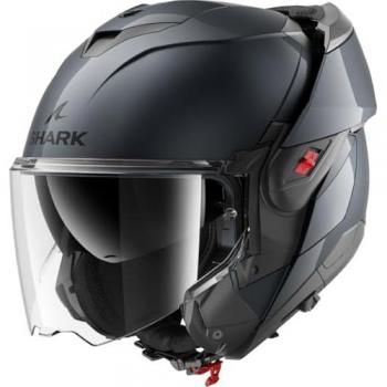Casco Modular Shark Oxo Blank Gun Metal XL
