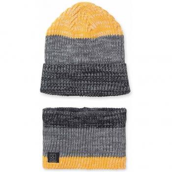 Conjunto de niño Tuc Tuc New Horizons de gorro y cuello de punto multicolor