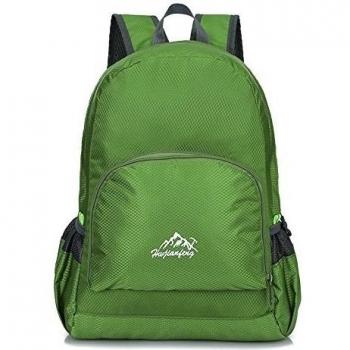 Minetom 35L Mochilas Impermeable Viaje Morral Deporte Sport Multifunción Bolsa Plegable Trekking Viajes Al Aire Libre Ultra Ligero Ejercito Verde One Size