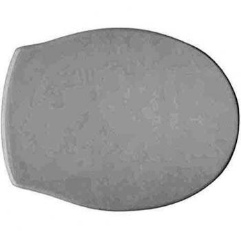 Asiento de inodoro Azzurra Jubilaeum forma 1 blanco con bisagra pasante y medidas 46 x 36 cm