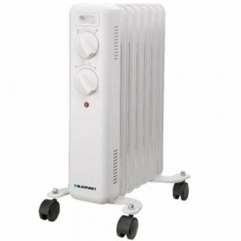 Radiador de Aceite Blaupunkt BP1016 1500W 7 Elementos con Protección contra Sobrecalentamiento y Ruedas