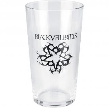 Black Veil Brides Logo Vaso de Cerveza transparente
