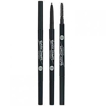 Holika Holika Wonder Drawing Skinny Eyebrow 01 Ash Black