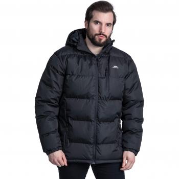 Trespass Clip X-Large - Chaqueta de pluma para hombre, color negro, talla M