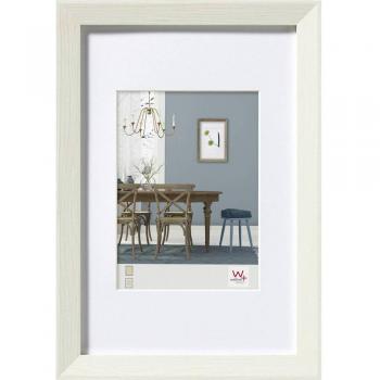 Marco de madera Fiorito blanco 30x40 cm