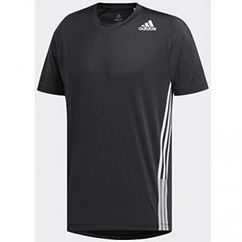 adidas Freelift 3-Stripes tee Camiseta de Manga Corta, Hombre, Negro