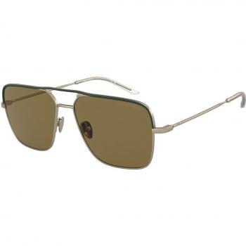 Giorgio Armani AR6142 Men's Gold Sunglasses 57mm
