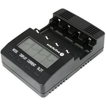 Cargador de pilas universal EverActive NC-3000 - 4x AAA/AA/C/D