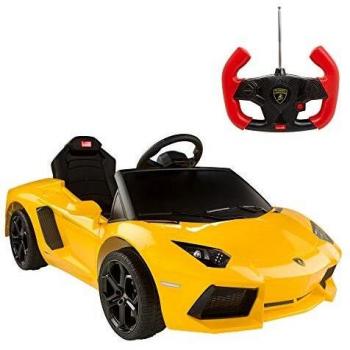 Rastar - Coche de batería para niños Lamborghini Aventador, 6V2.4GH
