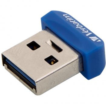 Verbatim 98710 Store 'n' Stay NANO USB 3.2 Drive - 32 GB, memoria USB con interfaz USB 3.2, diseño súper delgado, azul.