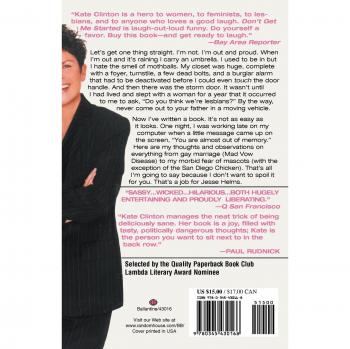 Don't Get Me Started: A Humorous Commentary by Kate Clinton - Stand-Up Comedy Book