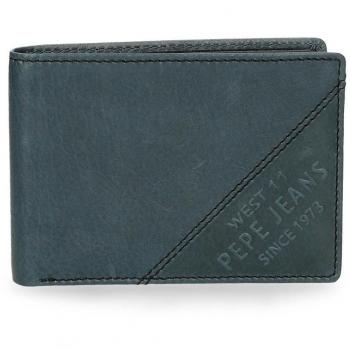 Pepe Jeans Heat Tarjetero, 11 cm, 0.09 litros, Azul