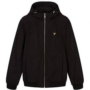 Lyle & Scott Men's Fleece Lined Softshell Jacket - Black - Extra Large (Size: 42/Regular)