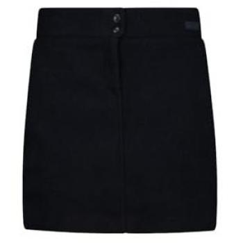 CMP Women's Warm Winter Skirt - Black, Size 40, Recycled Wooltech