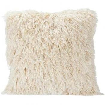 Cojín Crema Algodón Poliéster 45 x 2 x 45 cm (6 Unidades) - Textil Hogar