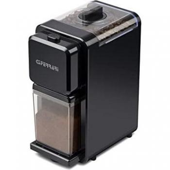 Molinillo de Café Eléctrico G3 Ferrari G20129 Aroma Sì, 120 W, Capacidad 100 g, 3 Niveles de Molido, Función Pulsar, Doble Seguridad, Color Negro