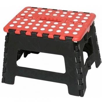 Taburete 29X22X22 Pleg.Aramis 10102-Rojo/N